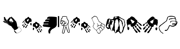 HandsOnly  Free Fonts Download