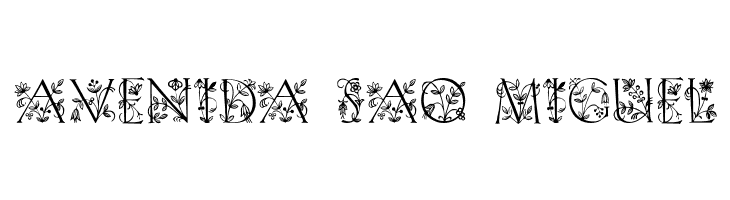 Koch Initialen  Free Fonts Download