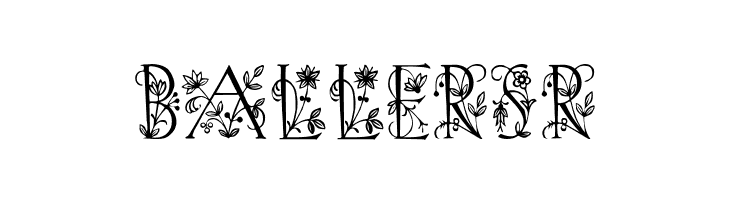 Koch Initialen  Free Fonts Download