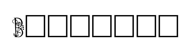 Koch Initialen  Free Fonts Download