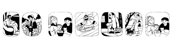 Neighbours  Free Fonts Download