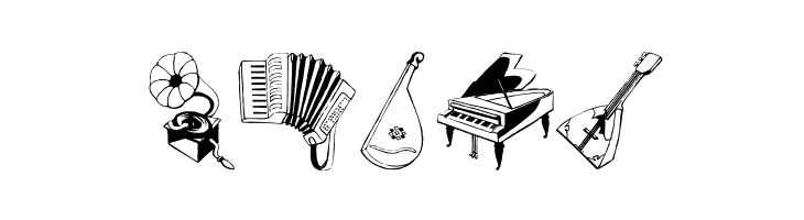 MusicMuseal  Free Fonts Download