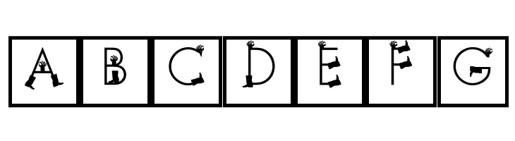 HandsAndFeet-Two  Free Fonts Download