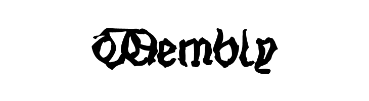 StrangeBlackLetter  Free Fonts Download