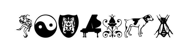 DoodleDingbatsOneSSK  Free Fonts Download
