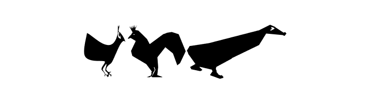 CorneredBirds  Free Fonts Download