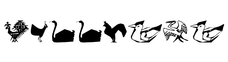 CorneredBirds  Free Fonts Download