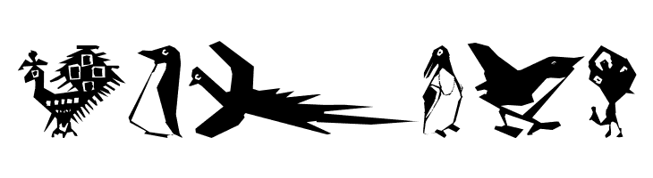 CorneredBirds  Free Fonts Download