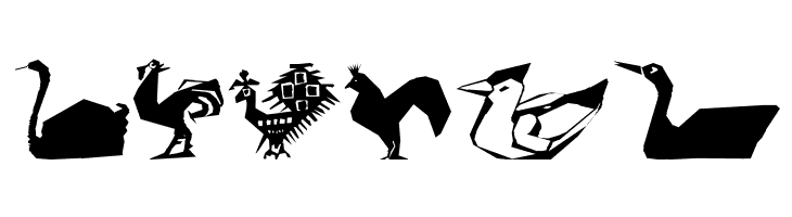 CorneredBirds  Free Fonts Download