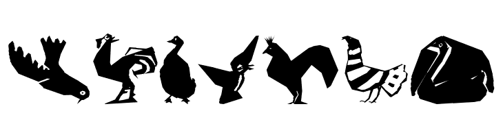 CorneredBirds  Free Fonts Download
