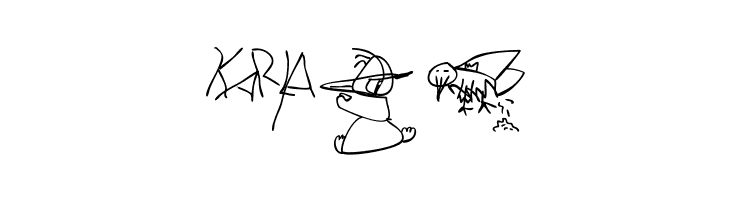 KarlasZeichnungen  Free Fonts Download