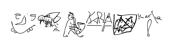 KarlasZeichnungen  Free Fonts Download