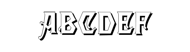 Angular Shadow  Free Fonts Download