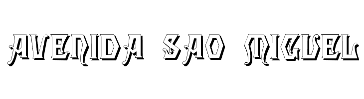 Angular Shadow  Free Fonts Download