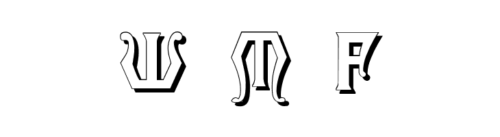 Angular Shadow  Free Fonts Download