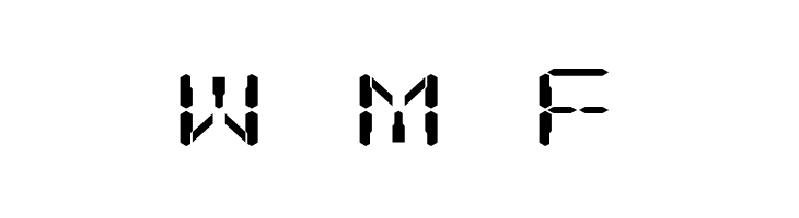 Digital Readout ExpUpright  Free Fonts Download