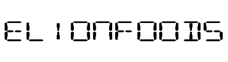 Digital Readout ExpUpright  Free Fonts Download