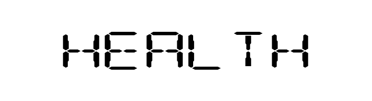 Digital Readout ExpUpright  Free Fonts Download