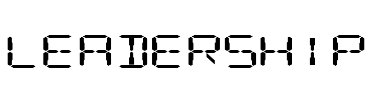 Digital Readout ExpUpright  Free Fonts Download