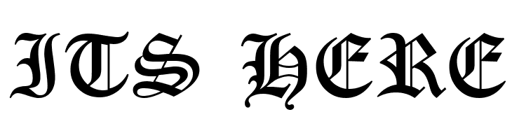 Old English Five  Free Fonts Download