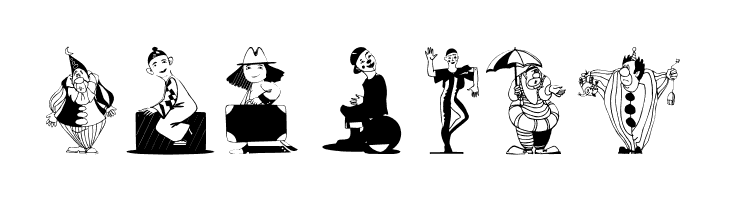 Clowns  Free Fonts Download