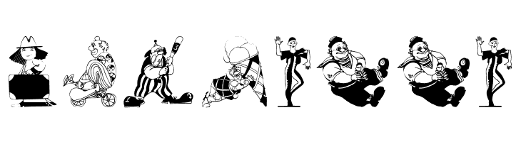 Clowns  Free Fonts Download