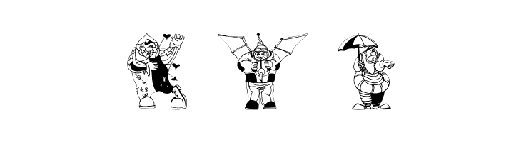 Clowns  Free Fonts Download