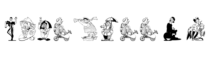 Clowns  Free Fonts Download