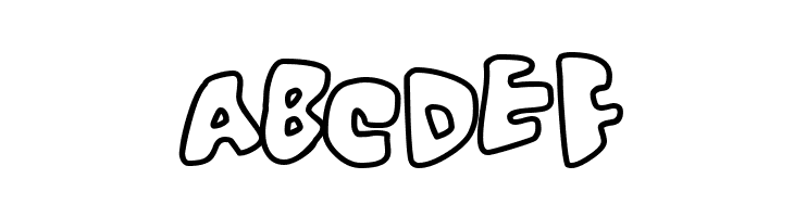 Vitamin outlined  Free Fonts Download