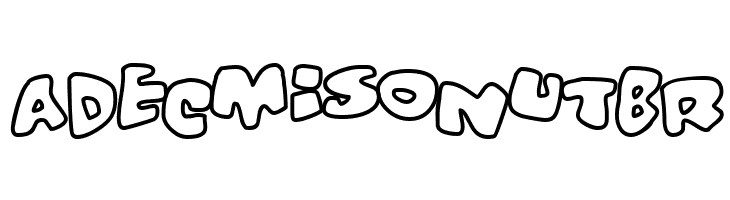 Vitamin outlined  Free Fonts Download