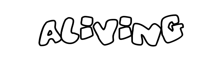 Vitamin outlined  Free Fonts Download