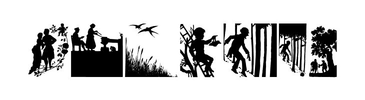 SilhouetteSituations  Free Fonts Download