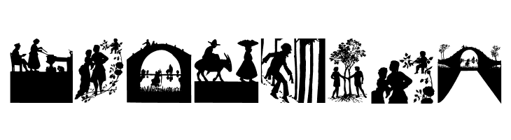 SilhouetteSituations  Free Fonts Download