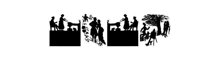 SilhouetteSituations  Free Fonts Download