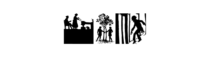 SilhouetteSituations  Free Fonts Download