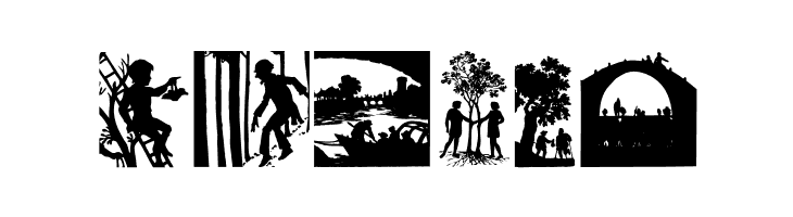 SilhouetteSituations  Free Fonts Download