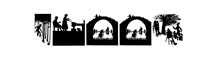 SilhouetteSituations  Free Fonts Download