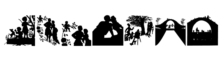 SilhouetteSituations  Free Fonts Download