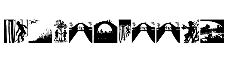 SilhouetteSituations  Free Fonts Download