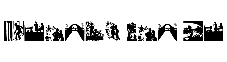 SilhouetteSituations  Free Fonts Download