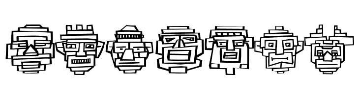 Aztecish  Free Fonts Download