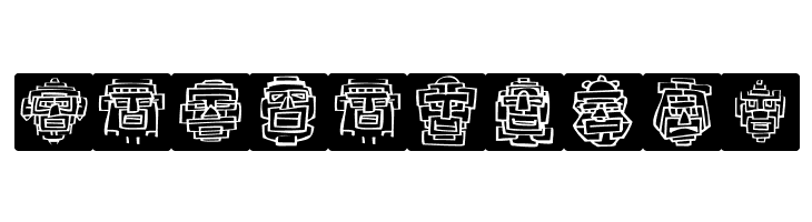 Aztecish  Free Fonts Download