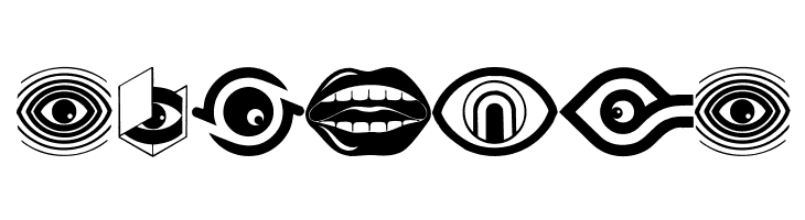 EyesAugenMouth  Free Fonts Download