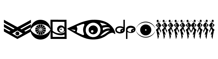 EyesAugenMouth  Free Fonts Download