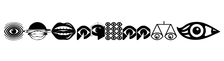 EyesAugenMouth  Free Fonts Download