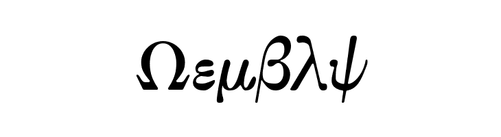 Greek Old Face C  Free Fonts Download