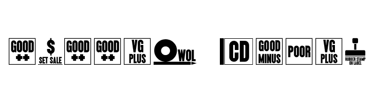 Record Collecting JL  Free Fonts Download