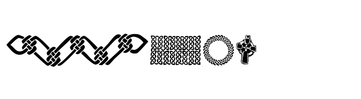 Celtic Patterns  Free Fonts Download