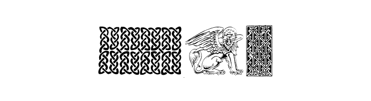 Celtic Patterns  Free Fonts Download