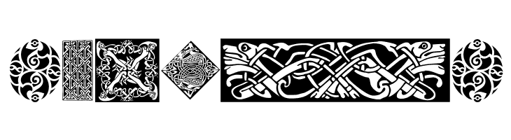 Celtic Patterns  Free Fonts Download